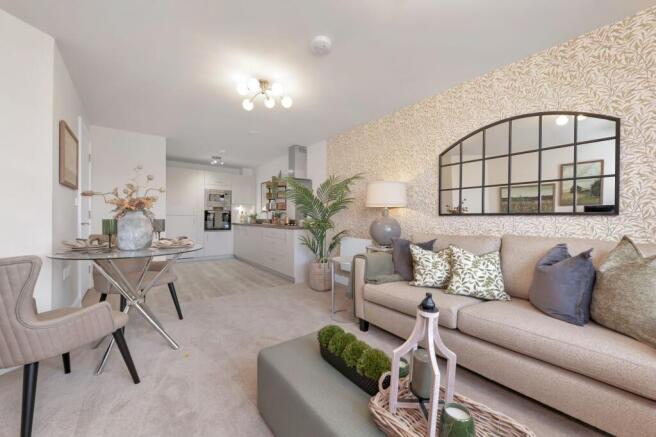 Show home living room